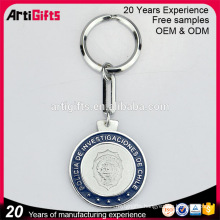 Selling diecast metal fanny souvenier medal keychain